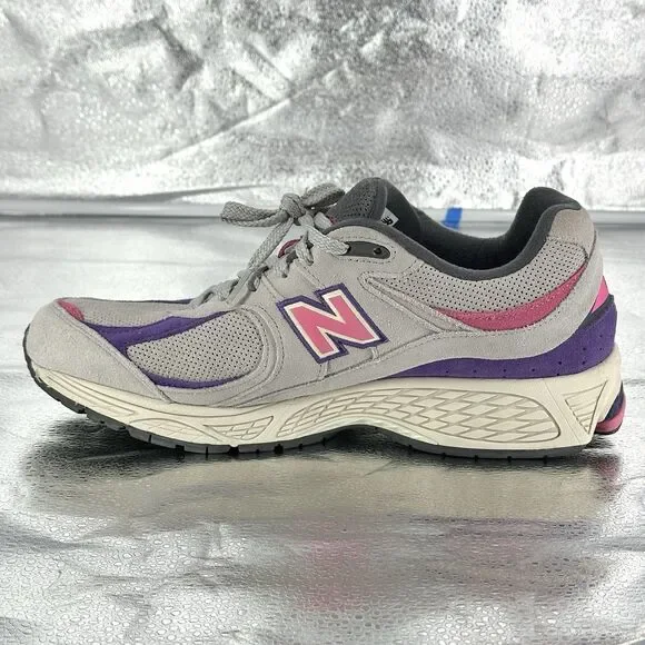 New Balance Mens 11.5 2002R Rain Cloud Prism Purple Lifestyle Sneaker M2002RWB